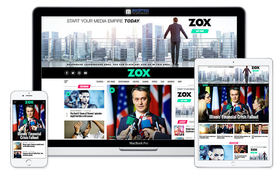 Zox News - Chủ đề Tạp chí & Tin tức WordPress chuyên nghiệp