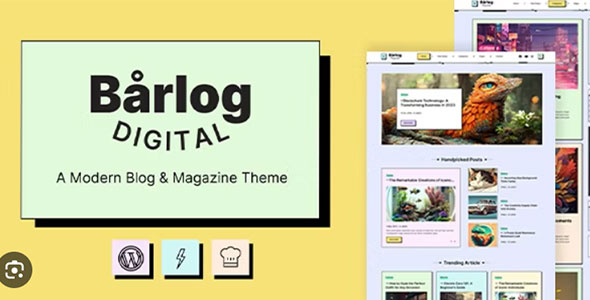 Barlog - A Modern Blog & Magazine Theme