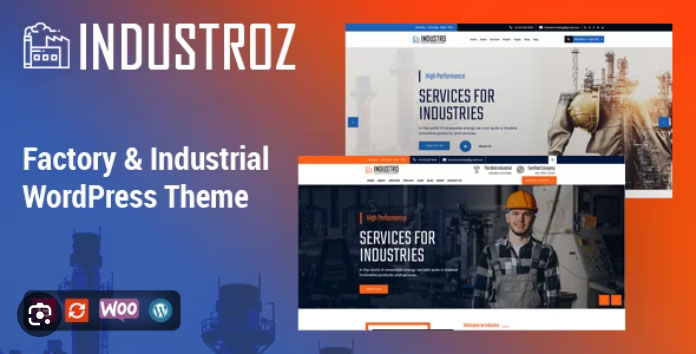 Industroz - Factory & Industrial WordPress Theme