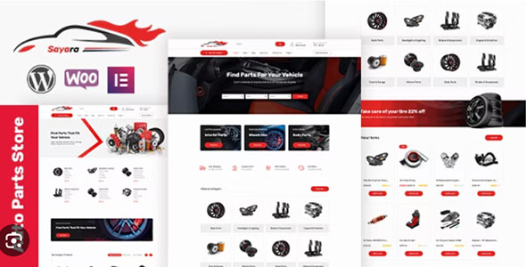 Sayara | Auto Parts Store WooCommerce WordPress Theme