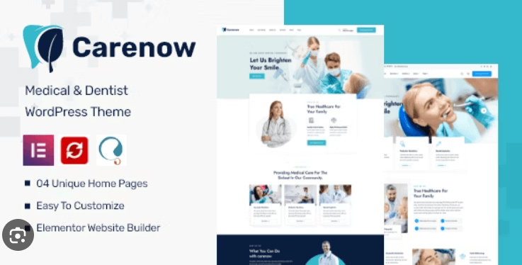 Carenow – Medical & Dentist WordPress Theme