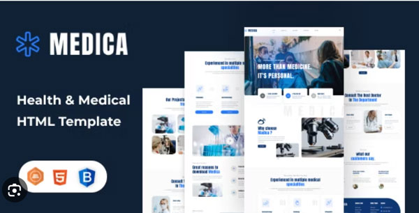 Medica - Health & Medical HTML Template