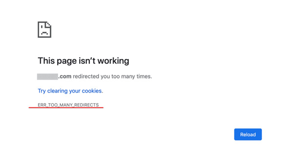 Lỗi “Too Many Redirects”
