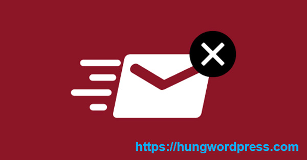 Lỗi gửi mail không hoạt động