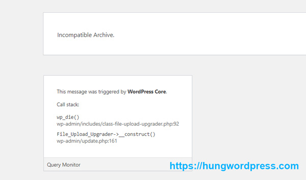 Lỗi plugin/theme không tương thích PHP