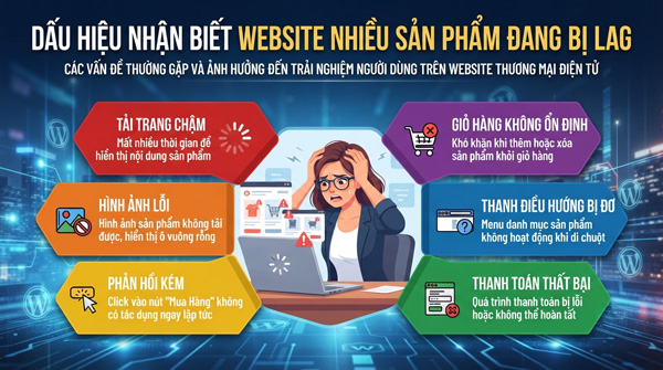 Dấu Hiệu Nhận Biết Website Nhiều Sản Phẩm Đang Bị Lag
