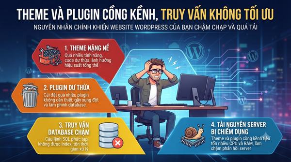 Nguyên Nhân Phổ Biến Khiến Website Nhiều Sản Phẩm Bị Lag