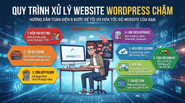 Quy trình xử lý website WordPress chậm